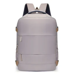 Versatile Large Capacity Lightweight Travel Backpack for Leisure and Short Trips (GRAY)