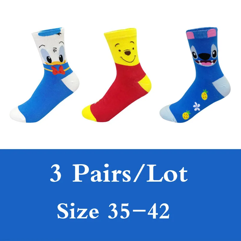 winter socks for women 7 Pairs Disney Women Socks Cartoon Mickey Minnie Winnie Daisy Stitch Summer slipper Socks Non-slip silicone invisible Ankle Sock warm socks for women Women's Socks