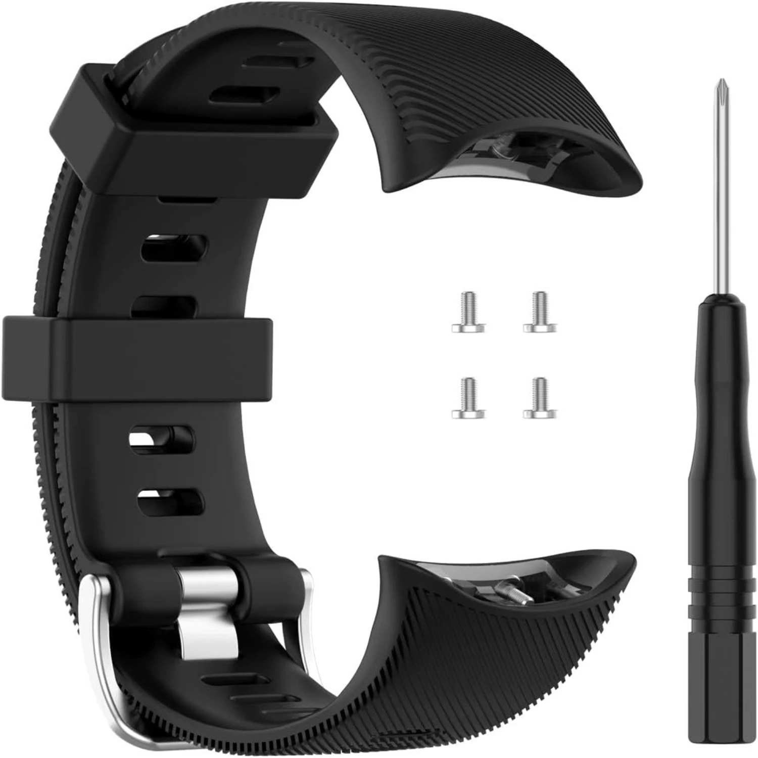 Upgrade your Garmin Forerunner 45/45S with this premium, sleek, and stylish violet silicone sports band. This durable accessory