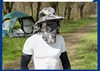 60-65cm Big Head Unisex Men  Women Fisherman Hat Fat Man Big Number Neck Protector Face Shading Sunscreen Hat Leisure Travel Hat 3