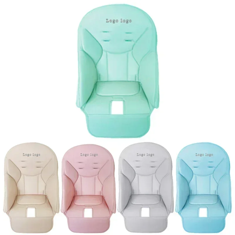New Baby Chair Cushion PU Oxford Seat Leather Cover Kids Growth Chair Seat Cushion Dinner Case Children Dining Accessories