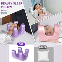 2025 New Best Beauty Face Pillow Satin Pillow Sleep peacefully without Wrinkles Facial Massage Pillow Beauty Sleep Anti-Wrinkle 1