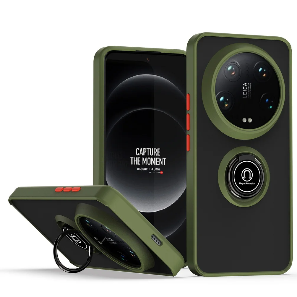 360° Rotatable Bracket Case with Finger Ring and Car Holder Attachment