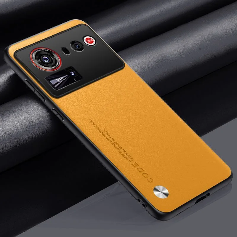 Premium PU Leather Phone Case with Silicone Full Camera Protection