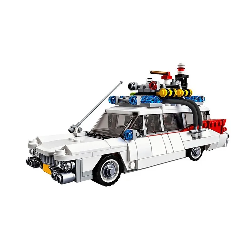 Hot Ghostbusters Ecto-1 Building Blocks Car Skyline Brickheadzs Modello Mattoni Per Bambini Adulti Giocattoli Assemblaggio Modello Mattoni Giocattoli 