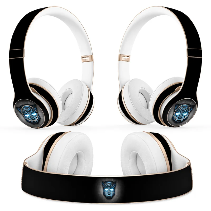 Marvel Iron man Spiderman Headphone Sticker skin for Beats Solo 2 Wireless Headphone skin sticker For solo2 solo3 vinyl sticker 