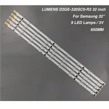 

TV LED Bars For Samsung UE32F4000AW UE32F5000AK UE32F5030AW UE32F5300AW UE32F5300AK LED Backlight Strip Kit 9 Lamp 2013SVS32F