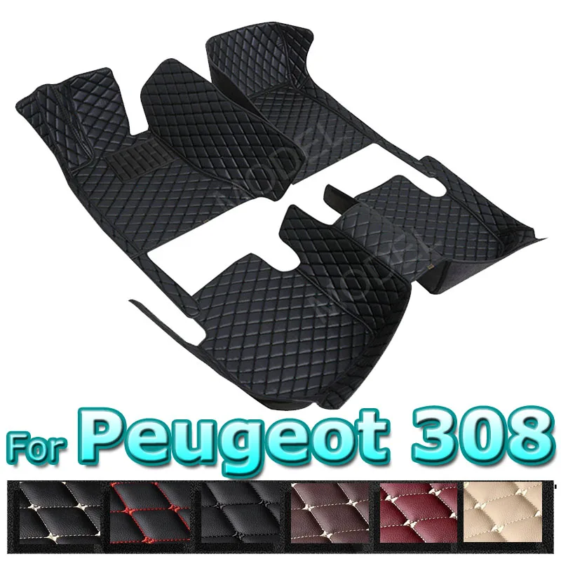 

Car Mats Floor For Peugeot 308 CC T7 2008~2013 Waterproof Protection Carpets Leather Mat Cubre Pisos Para Autos Car Accessories