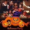 2024 New Outdoor Halloween Toys Decoration LED Lighted Inflatable Pumpkin Ghost Skeleton Skull Spider Halloween Party Proops 5