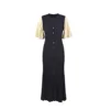 Summer Spring New French Elegant Fragrance High-end Slimming Knitted Mermaid Dress Hollow Slimming Fish Tail Knit Dress 3