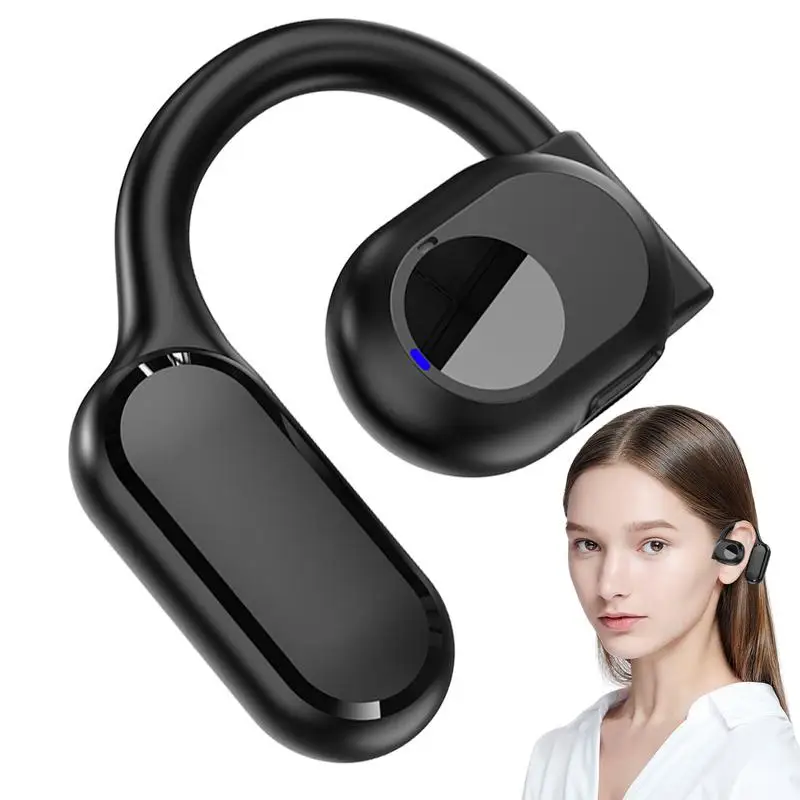 

Single Open Ear Earbuds Touch Control Wireless Headphones 5.3 Chip Single ear Conduction Headphones For Running Cycling Travelin