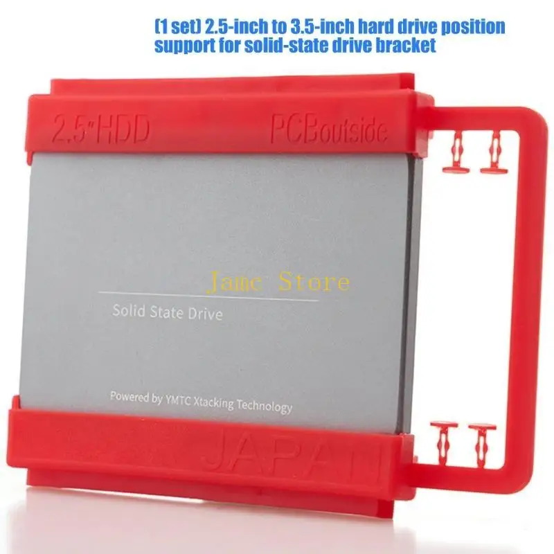 LX0B SSD 어댑터 2.53.5인치 컨버터용 충격 방지 하드 디스크 드라이브 장착