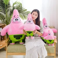 Big Size Cute SpongeBob Patrick Star Plush Toy Very Soft Hug Pillow Stuffed Cartoon Anime Plushies Kawaii Doll Xmas Gifts 2