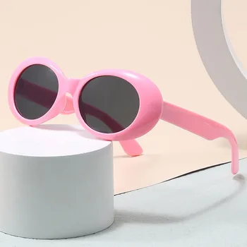 2025 New Cat Eye Oval Frame Sunglasses UV375 Children's  Protection Fashion 1