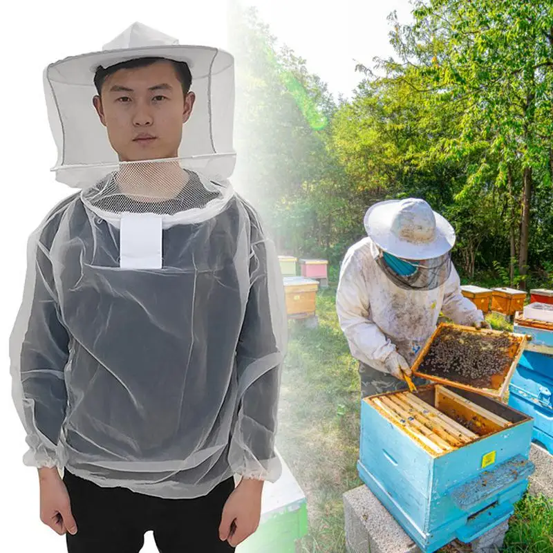 Professional Beekeeping Suit Beekeeping Suit Jacket Jacket For Professional Beekeepers Smock With Veil beekeeping suit