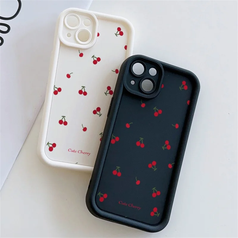 Stylish Cherry Design Phone Case - Enhanced Protection & Elegance