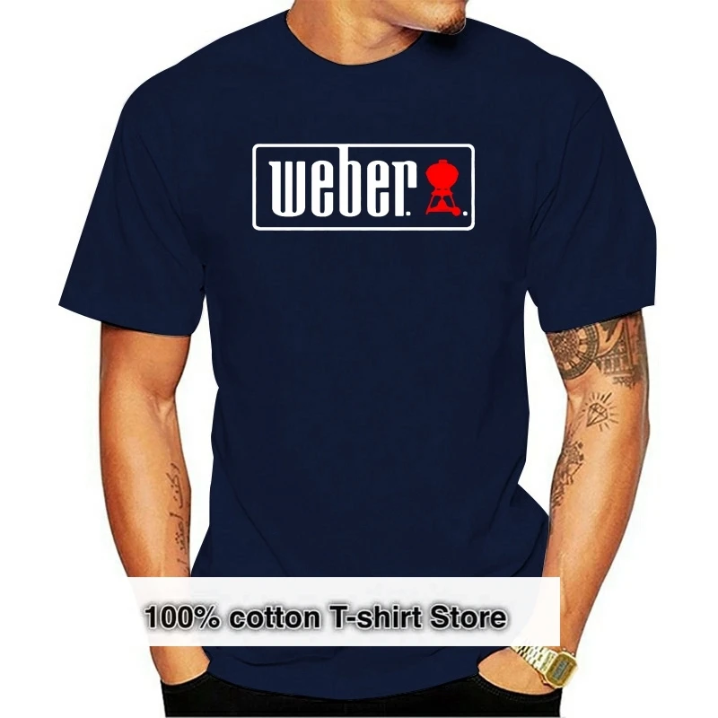 Weber Outdoor Charcoal Grills Bbq Top Girocollo Da Uomo