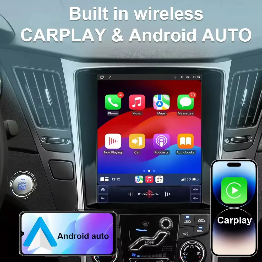 CarPlay Android Auto für Ford Mondeo MK4 (2011-2013) mit CarPlay-Radio
