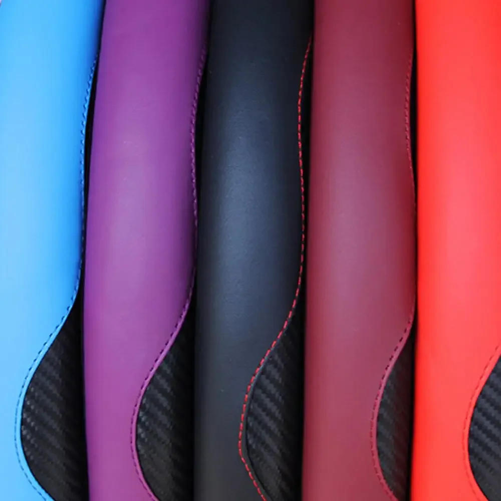 Car Steering Wheel Cover 38CM Auto Steering Wheel Braid On The Cover Case Funda Volante Universal Car Accessories steering wheel cover