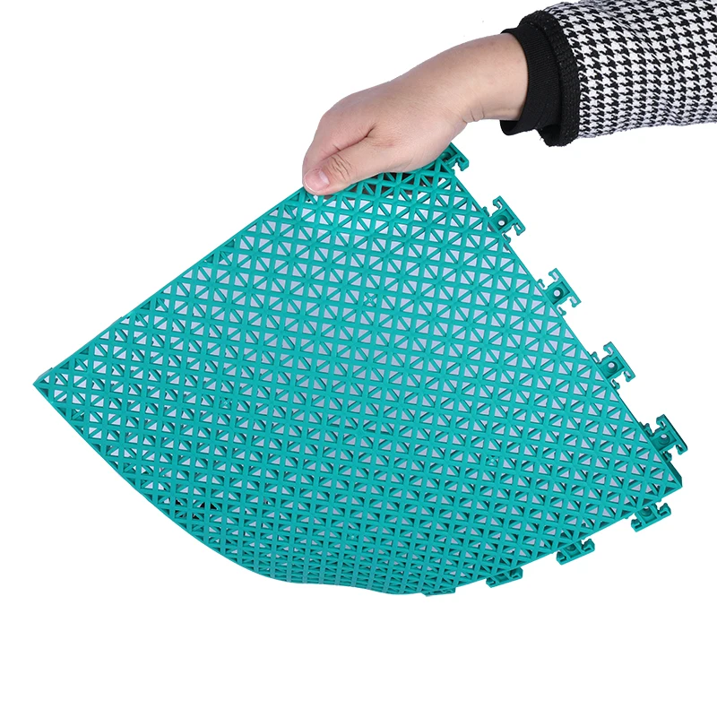 Plastic Floor Tile Interlocking Patchwork Floor Drainage Mat Garden Balcony Swimming Pool Bathroom Waterproof Non-slip Plastic Tile Grille Floor