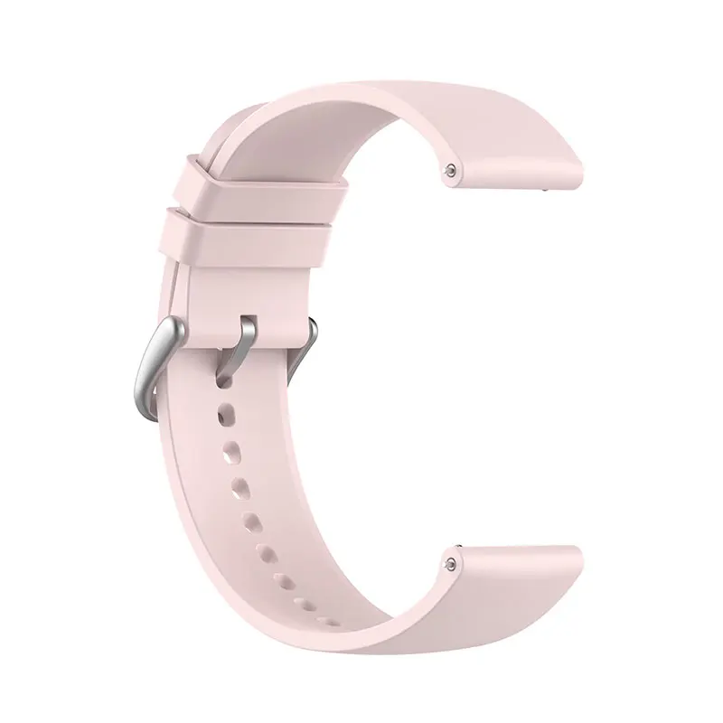 Versatile 20mm Silicone Smart Watch Strap Bracelet