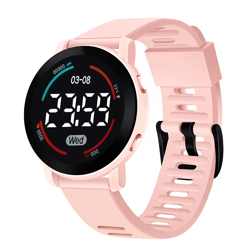 Ladies' electronic watch, minimalist sports LED electronic watch