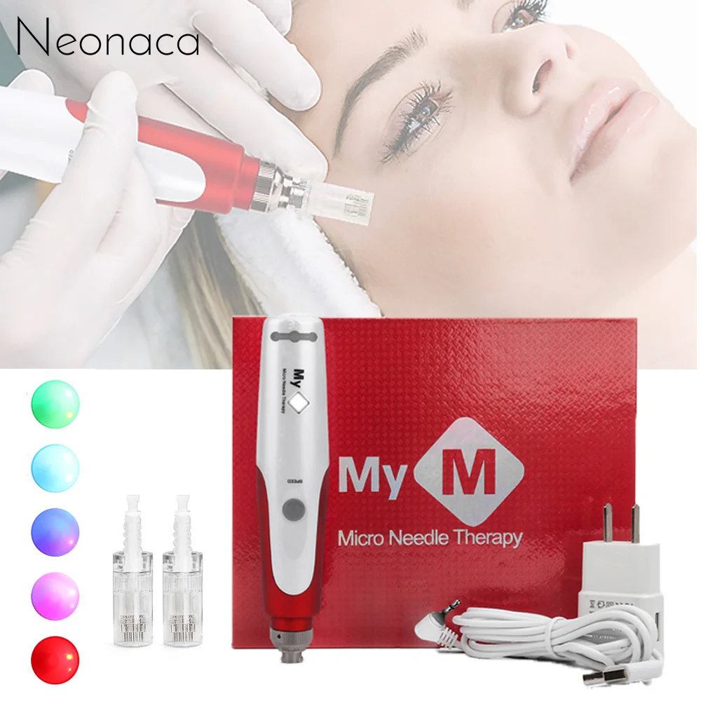 Dermapen Microneedling Pen Professional Kit Electric Dr Pen Original 2pcs 12 Pin