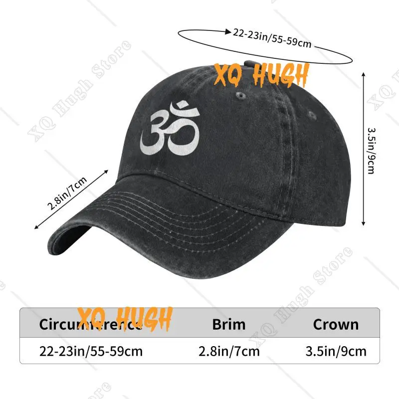 Mandala Om Baseball Cap Women Men Cotton Adjustable Buddhism Aum Yoga Meditation Dad Hat Sports Snapback Hats
