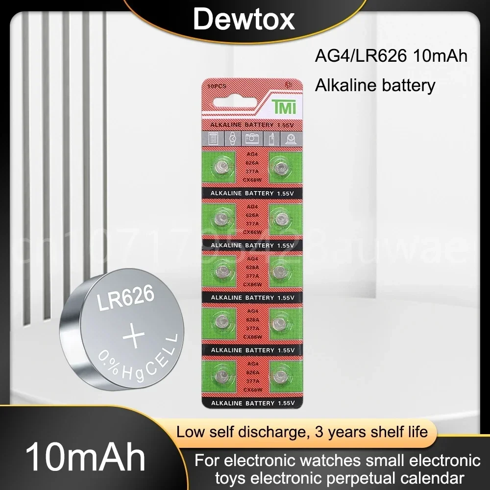 Shock-Resistant Button Battery 6666-WM main image 1