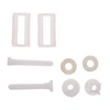 2 Pcs Universal Toilet Lid Screw Toilet for Seat Fixing Screwbolts Expansion Screw Kit Toilet Connector Nuts Accessories 2