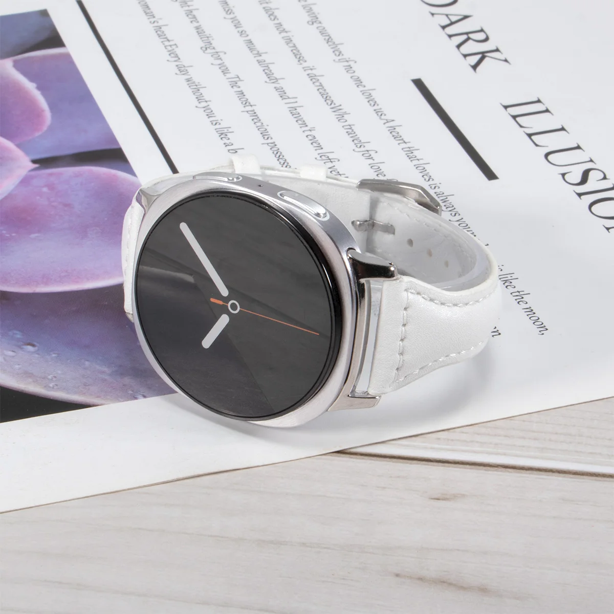 Slim Leather Strap Wristband Bracelet - Elegant Replacement