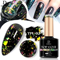 Super Top Coat Matte No Wipe Topcoat Glitter Clear Gel Base Coat Varnish Soak Off Nude UV Gel Nail Art Accessories for Manicure 1
