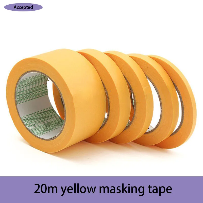 15M Green Masking Tape Single Side Tape Adhesive Crepe Paper For Oil  Painting Sketch Drawing Supplies DIY Indoor Decoration - AliExpress