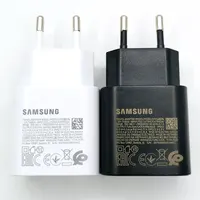 Samsung 25W PD Charger EU / US Plug Super Fast Charge Travel Adapter For Galaxy S24 S23 S22 S21 S20 Ultra Z Flip Fold 6 5 4 3 2 2