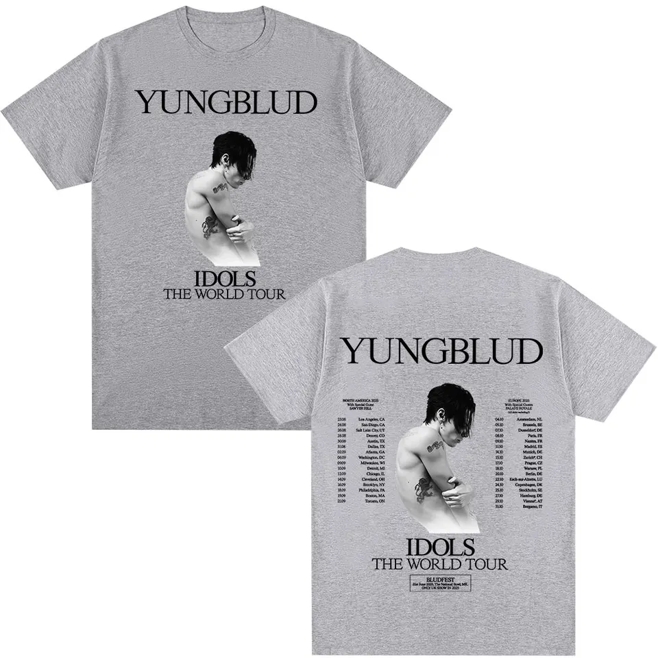 Yungblud IDOLS The World Tour 2025 Merch T Shirt Fan Gift Men