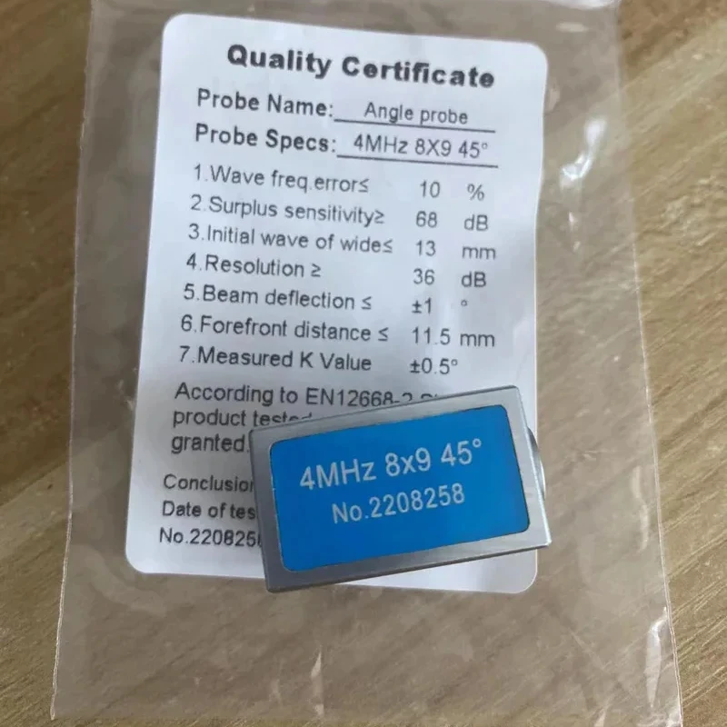 Angle Probe Transducer 2MHz 4MHz 8x9 8*9 45/60/70 Degree