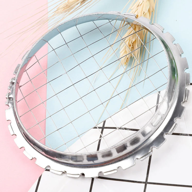 Kitchen Egg Chopper Potato Slicer Stainless Steel Fruit Vegetable Salad Cube Grid Egg Cutter Device Accessories Gadgets Tools