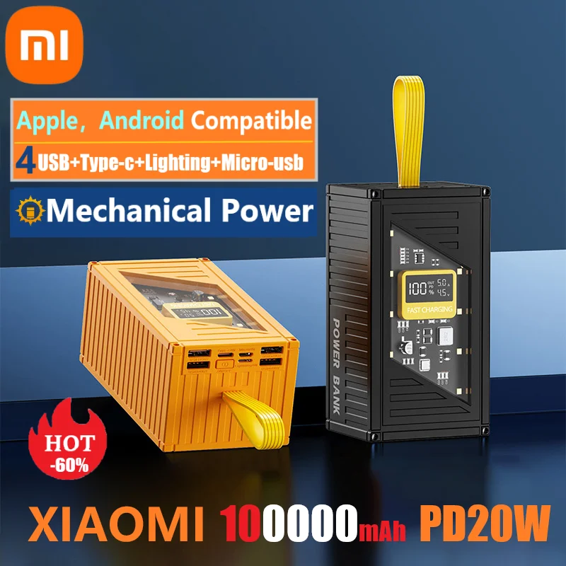 Power Bank Xiaomi 100000mAh 120WPD20W Fast Charging