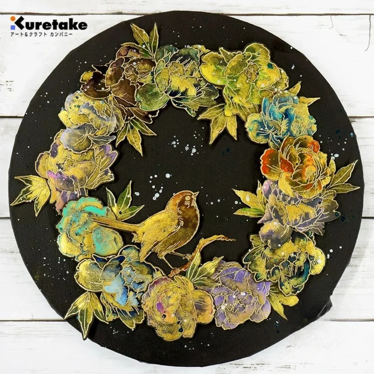 Kuretake Gansai Tambi GRANULATING Aquarellfarben-Set, ideal für Kalligraphie, Illustrationen, Pinselschrift, Kunst und mehr. – Detail 10