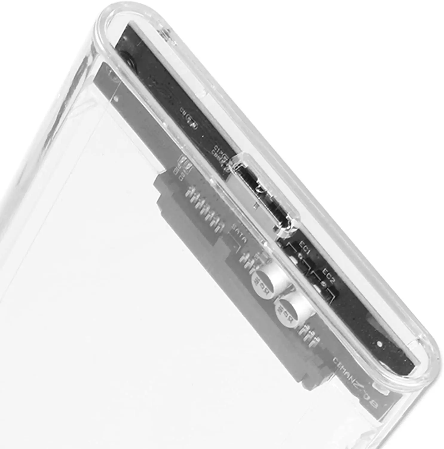 투명한 HDD 케이스 캐디 상자 HDD 인클로저 USB 3.0 USB 3.1 USB2.0 접합기 외부 하드 드라이브 상자에 2.5 SSD SATA