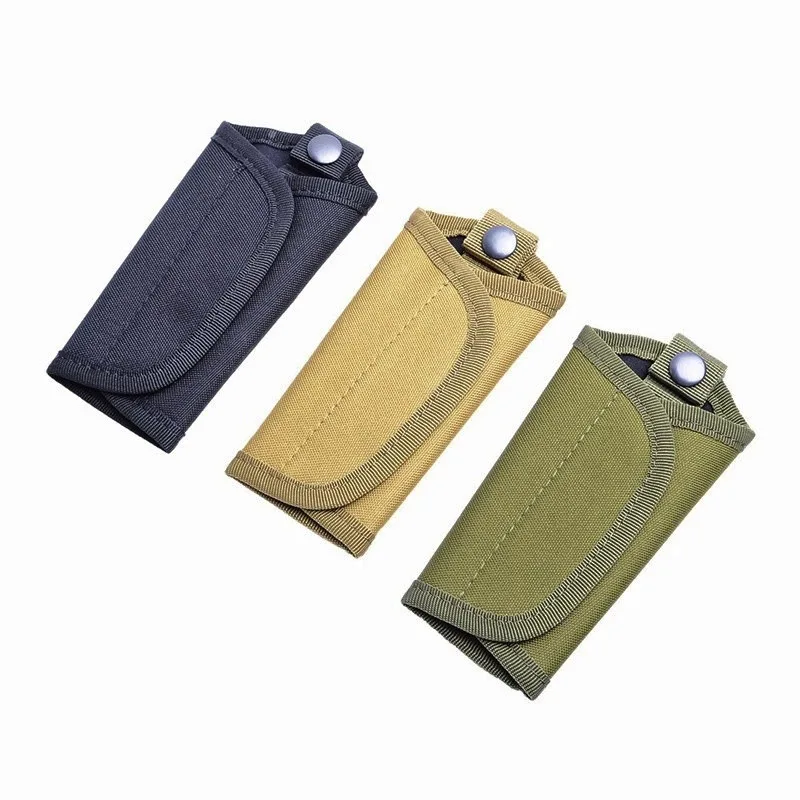 Outdoor Molle Pouch Belt Small Pocket Keychain Holder Case Waist Key Pack Bag EDC Key Wallet Camping Hiking Tool for Men Women