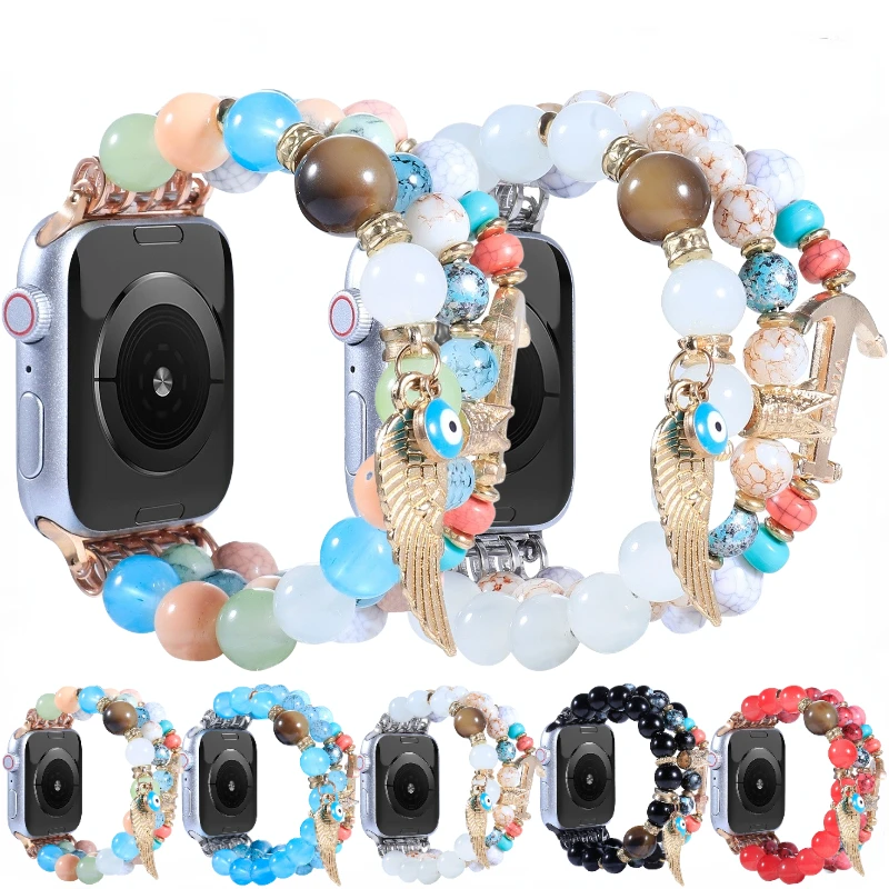 

Jewelry Strap For Apple watch Ultra 8 7 45mm 41mm Fashion jewelry bracelet Band iWatch series 6 5 4 SE 44mm 42mm 40mm 38mm Belt