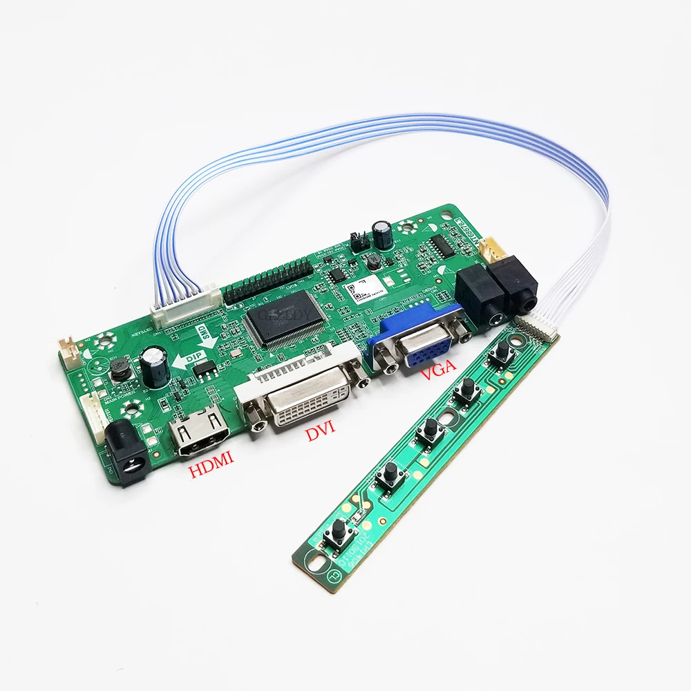 HD VGA DVI LCD Controller Board M.NT68676 For 20.1 in LM201U05 LCD Screen