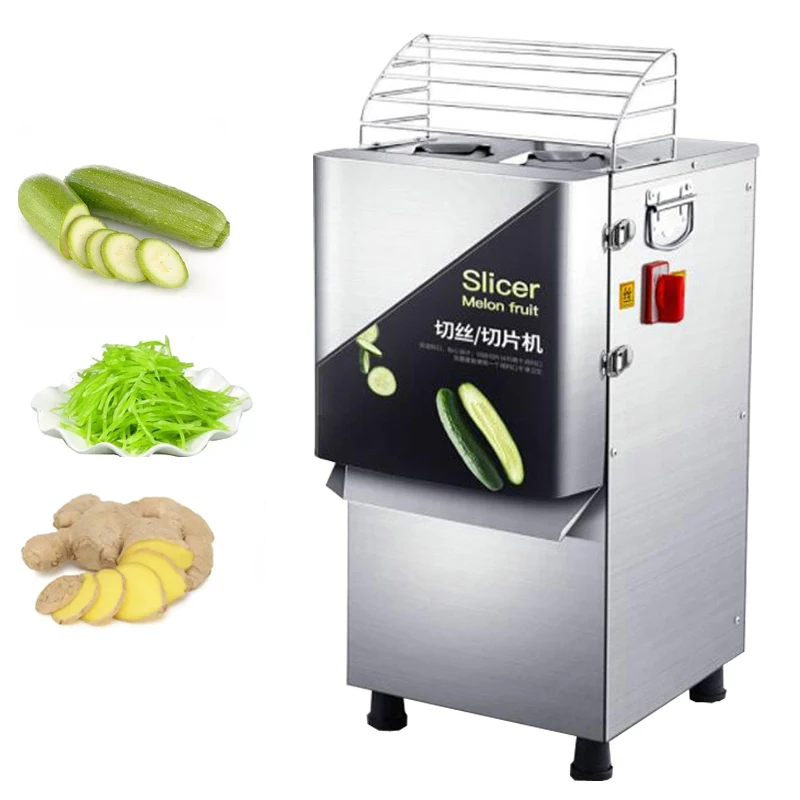 

Commercial Electric Slicer Shred Machine Fruit Vegetable Cutter Stainless Steel Multifunction Cutting Machine