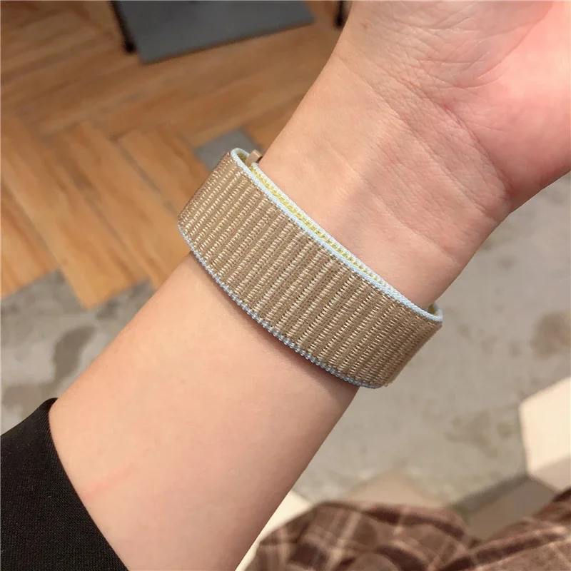 Breathable Nylon Loop Strap - Sport Replacement Bracelet Wristband