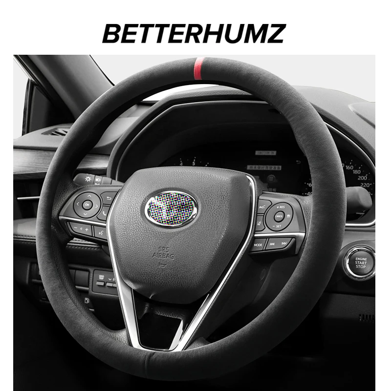 BETTERHUMZ Alcantara 38cm For Toyota Corolla Asian Dragon Camry Rav4