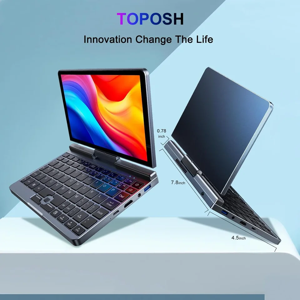 Crelander 2-in-1ミニノートブック｜8インチタッチ Amazon.com: Crelander 2-in-1 Mini Laptop | 8-Inch