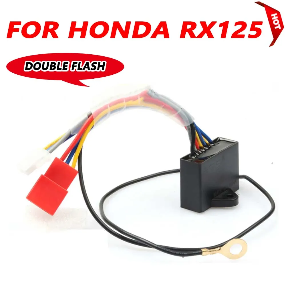 For HONDA RX125 RX 125 Motorcycle Accessories Turn Signal Flasher Light Switch Double Flash Hazard Warning