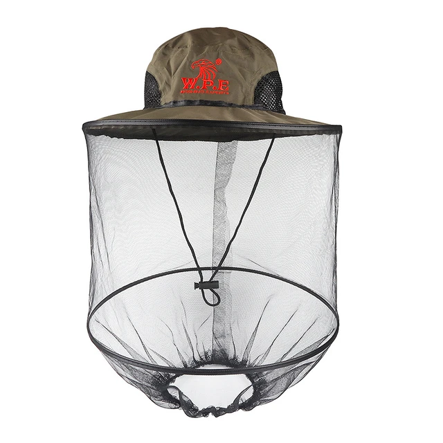 Fishing Mosquito Net Hat Insect Midge Wasp Bug Head Cover