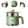 Hot Pot Electric with Steamer Household Nonstick for Shabu Shabu Steak Ramen 5